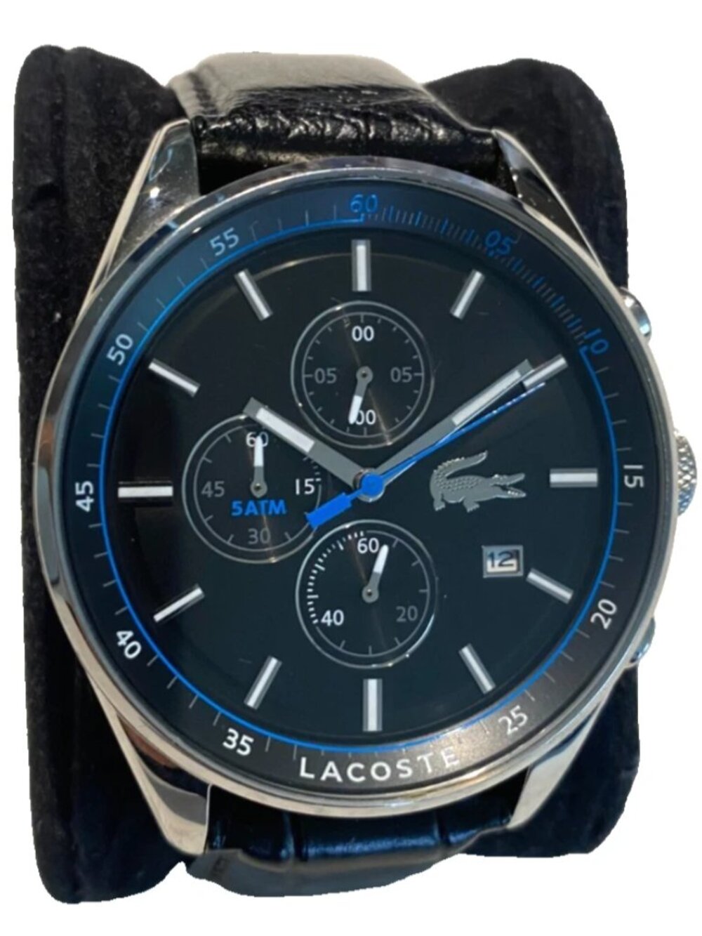 Men's Lacoste Dublin Chronograph Watch - Stainless Steel & Leather Dress Casual